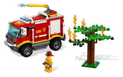 LEGO Set-4x4 Fire Truck-Town / City / Fire-4208-3-Creative Brick Builders